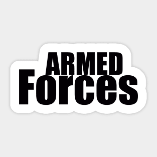 Armed forces day Sticker